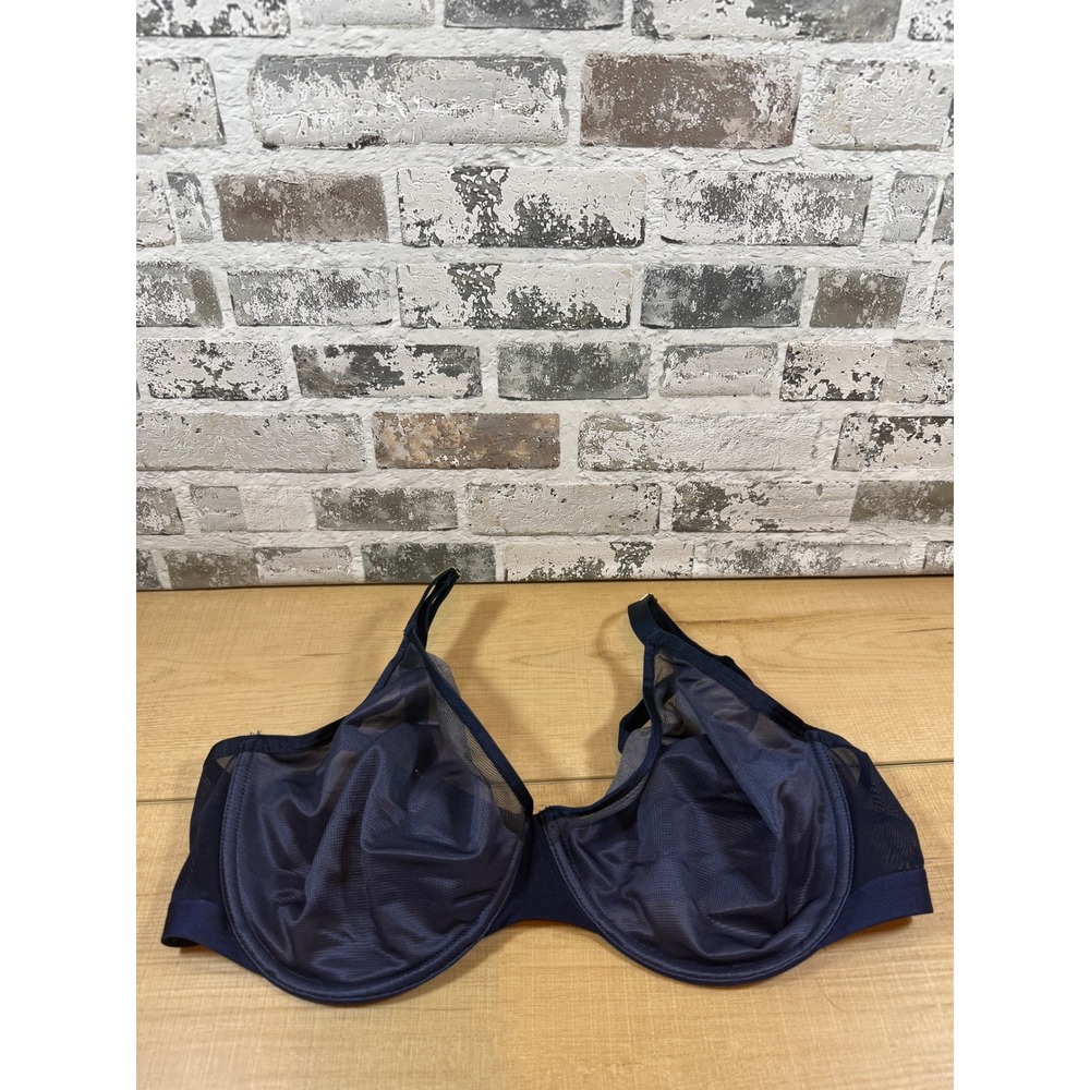 Soma Unbelievable Lift Perfect Coverage Full Support Bra 40D Navy Blue‎